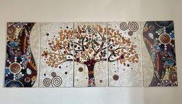 Grosses Wandbild - Baum - inspiriert von Gustav Klimt ✨🌳✨