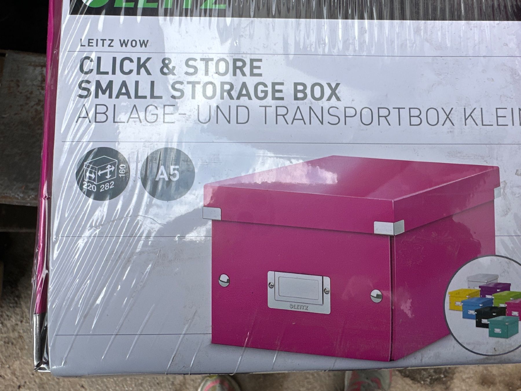 Behälter & Ähnliches: 4 Stk. Leitz Ablageboxen in pink – Neu und originalverpackt aus Necker von liq24 2