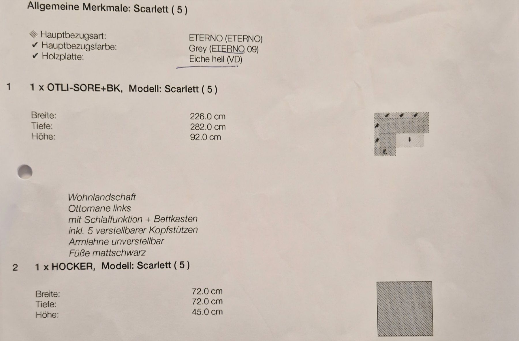 Sofas: Wohnlandschaft – Gebraucht aus Wil SG von Mangaa 4