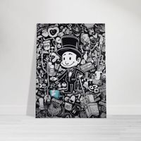 Magic Man - Pop Art Leinwandbild 80x60 - Canvas - PopArt