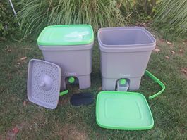 Komposter Bokashi Organico Set (2 x 16 L) mit Zubehör
