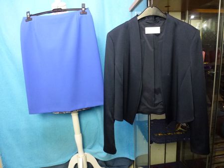 BOSS KOSTÜM  ROCK GR 40 JACKE GR 42 BLAU NEU OHNE ETIKETT