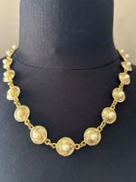 Collier vintage doré & perles ✨ Élégant pour l'été !