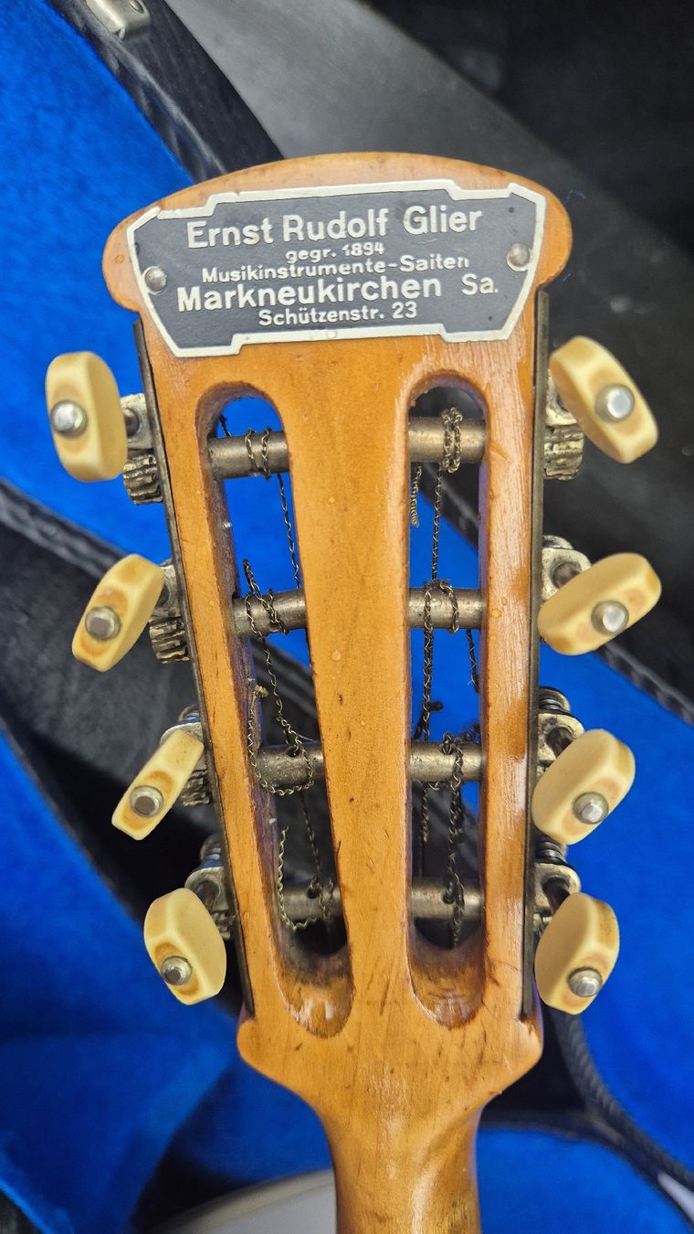 Strumenti musicali: Sehr schöne Alte Mandoline Ernst Rudolf Glier – Usato da Rämismühle venduto da beni0010 5