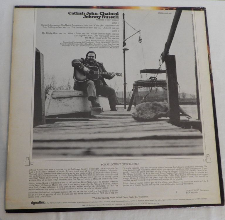 Catfish John Chained Johnny Russell LP 1973 Kaufen auf Ricardo