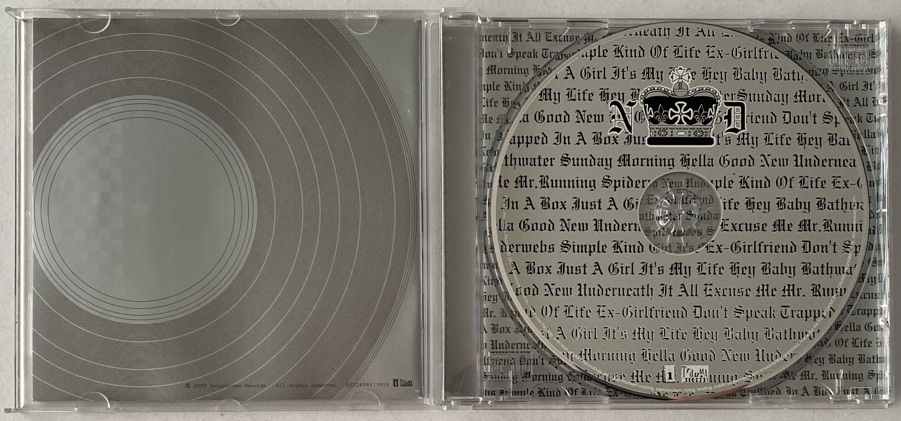 CD: No Doubt, The Singles 1992 - 2003 – Usato da Flums venduto da Asquillo 2