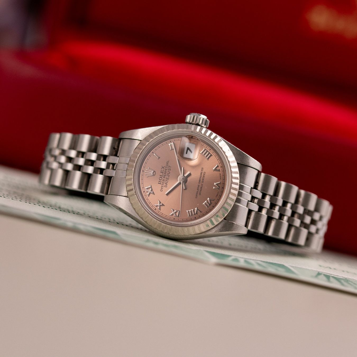 Rolex Uhren: Rolex Datejust 26 / 69174/ Salmon Dial / 1997 / Full Set – Gebraucht aus Luzern von PrimeSwissTime 3