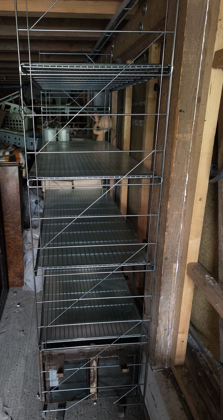 Scaffali: Regal System zerlegbar, Chromstahl mit Glastablare – Usato da Rorschacherberg venduto da snOOpydOg11 4