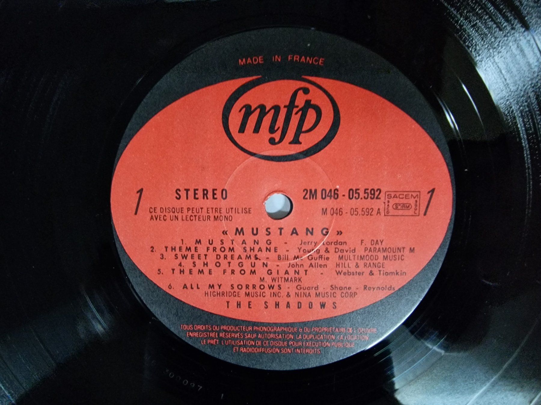 Schallplatten: The Shadows LP– Mustang – Gebraucht aus Root von atelier22 2