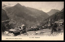 AK Finshauts, Ort und Kirche mit Talblick