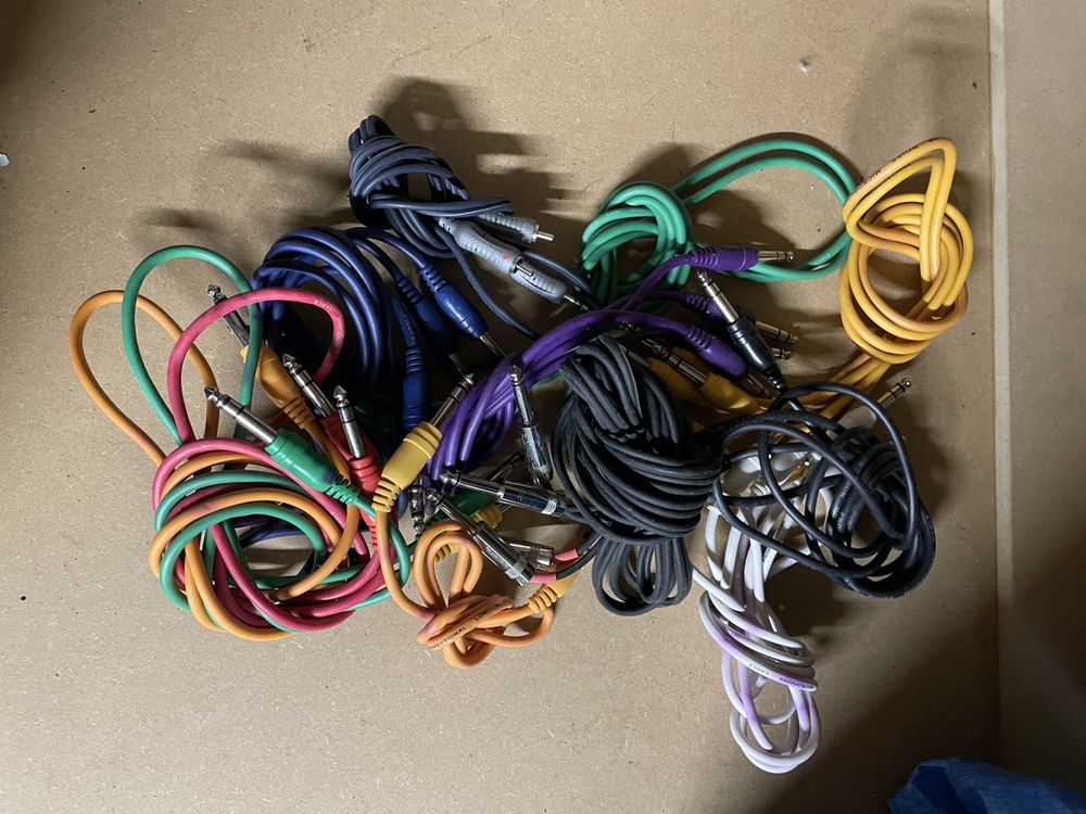 Huge Lot of Assorted Audio Cables for Musicians & Studios! (Gebraucht ...