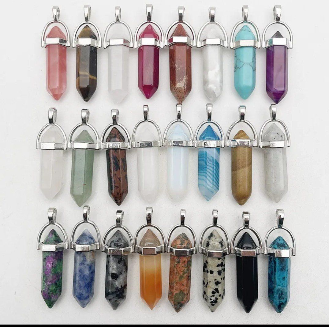Ciondoli: Lot pendentifs .points crystal20 pieces . Melanger – Nuovo e nell'imballaggio originale da Vernier venduto da 19pigments 1