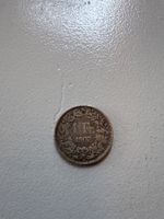 1 Franken 1907 Schweiz silber gute Erhaltung