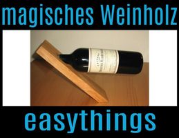 magisches Weinholz Weinständer Wein Weinhalter Wine Flasche