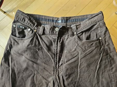 Braune Hugo Boss Alabama Cordhose, W34 L32 - Herren