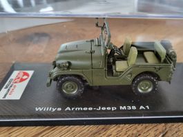Willys Jeep M38A1 Schweizer Armee 1:43 ACE