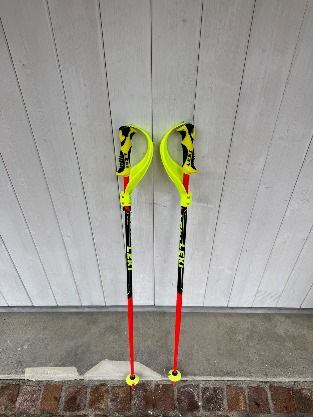 Leki Bastoncini da sci: Leki Kinder Slalom Ski-Stöcke – Usato da WALCHWIL venduto da msp_jvh8