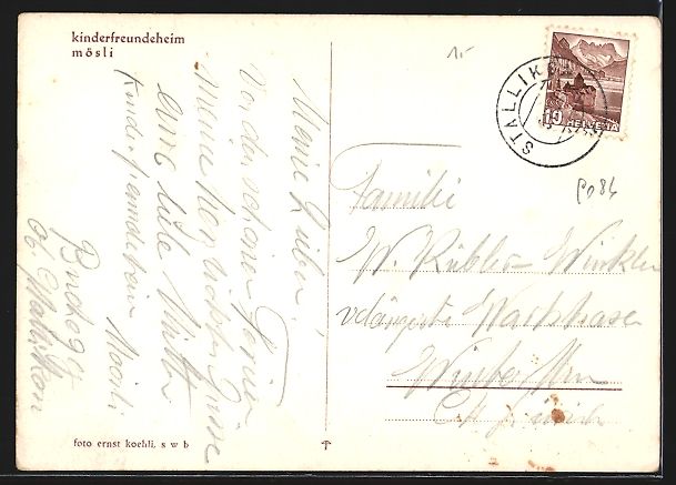 Cartoline postali: AK Zürich, Kinderfreundeheim – Usato da Berlin venduto da bartko-reher 1