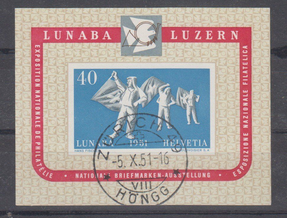 Tous les timbres: Bloc PW32 oblitéré 180.-- – D'occasion à Boécourt par Denteles66
