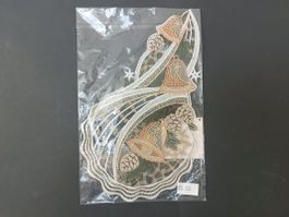 PLAUENER Stickerei Fensterbild Glocken