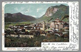 1902, MENDRISIO, VECCHIO CAMPANILE, CROMOLITO