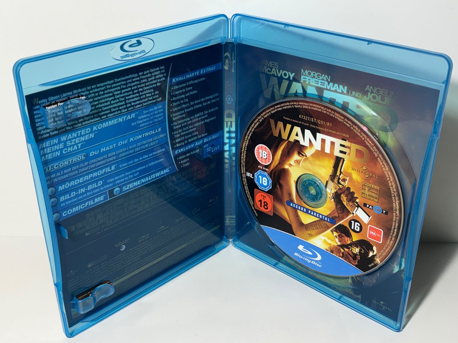 Tutti i DVDs: Wanted Blu Ray – Usato da Wilderswil venduto da Sstriker 2