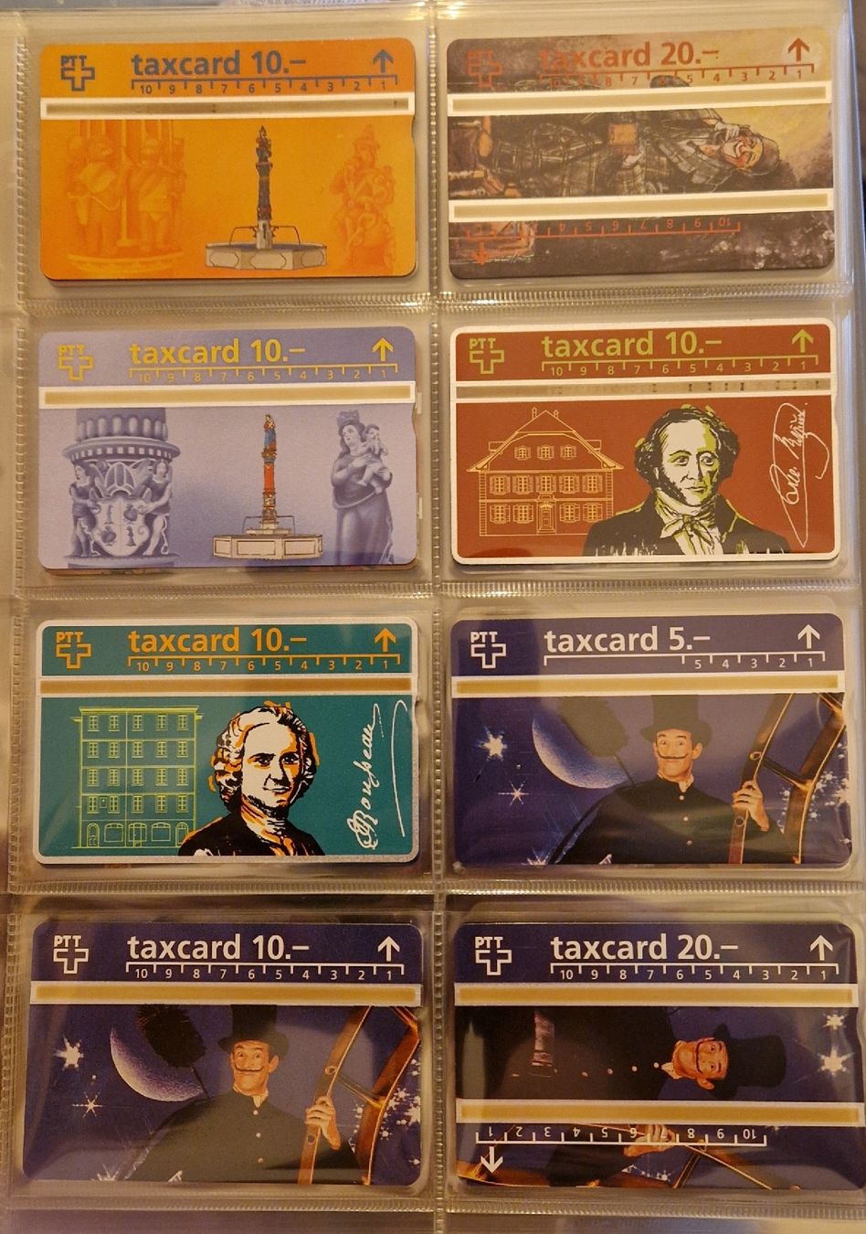 Album: Collection de 74 Taxcards – Nuovo e nell'imballaggio originale da Conthey venduto da babest70 3