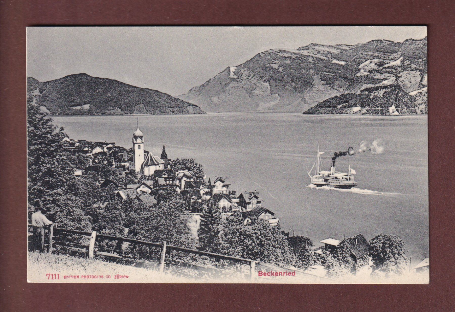 Ansichtskarten: BECKENRIED - Schiff – Gebraucht aus Pully von nicecards-shop
