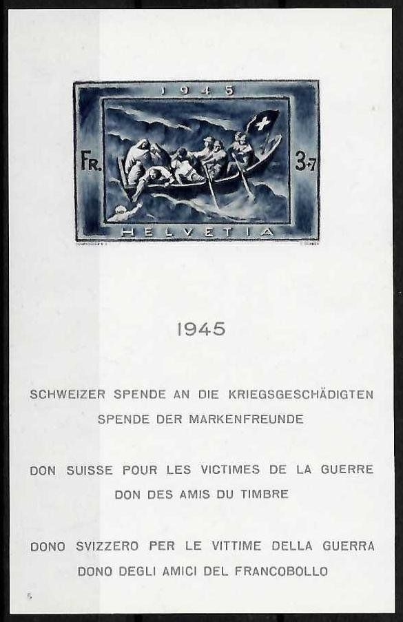 Tutti i francobolli: 1945, W21** Block Spende postfrisch (15189) – Nuovo (secondo la descrizione) da Burgdorf venduto da Bubester