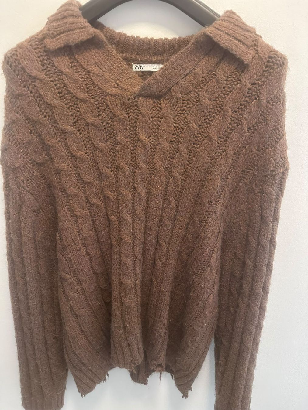 Zara Pullover & Sweatshirts: Strickpullover Zara braun  Grösse M – Neu (gemäss Beschreibung) aus Basel von san_2jbt