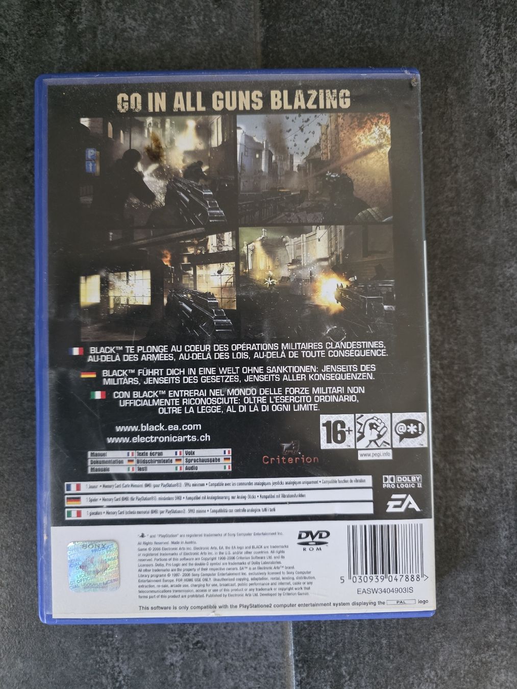 Giochi: BLACK ps2 – Usato da Lentigny venduto da kev_j2xf 2