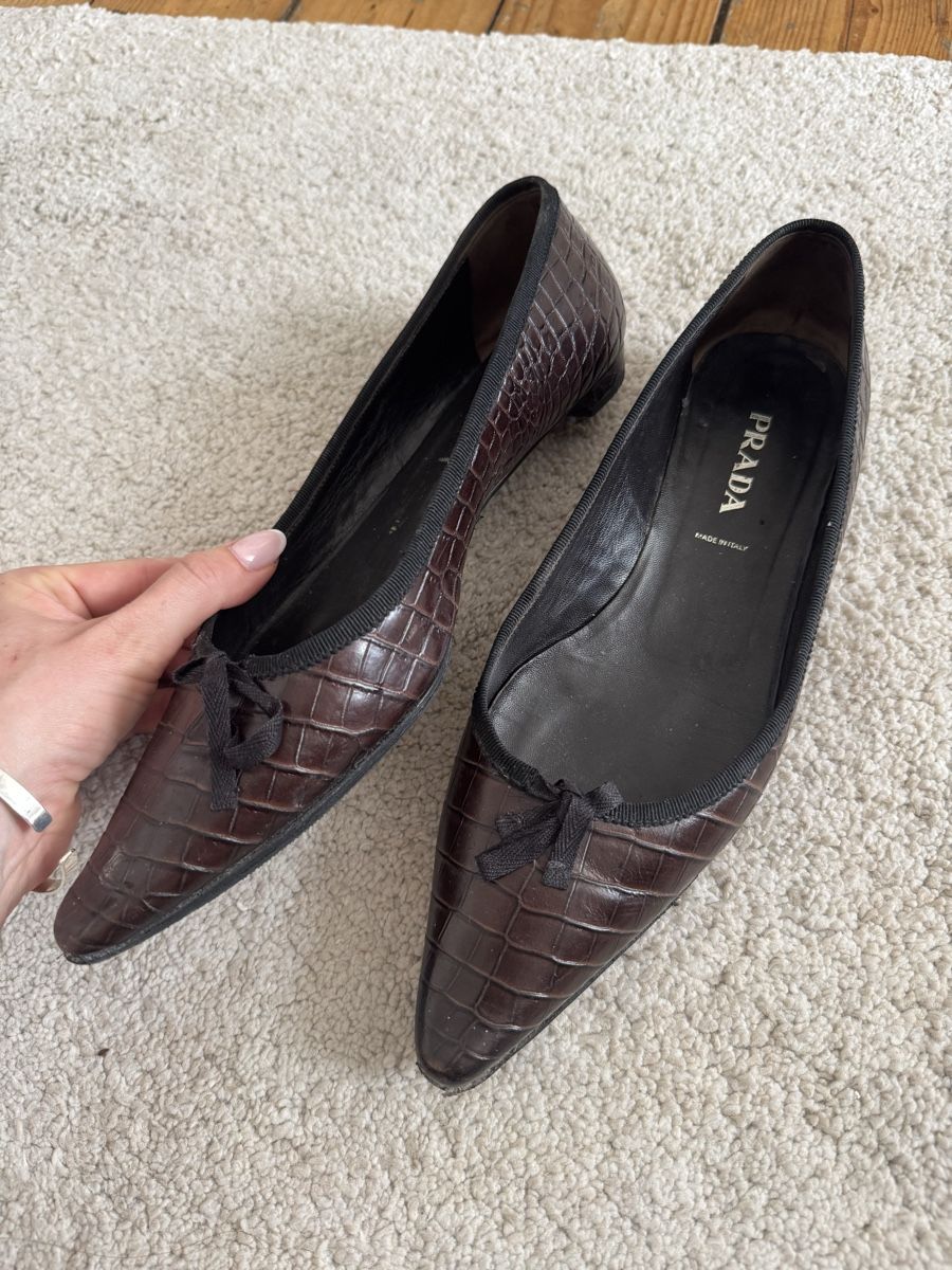 Prada Damenschuhe: Prada Ballerina – Gebraucht aus Zürich von honeybloom