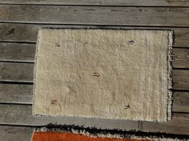 Gabbeh Teppich 88x60cm Orientteppich Perser persischer