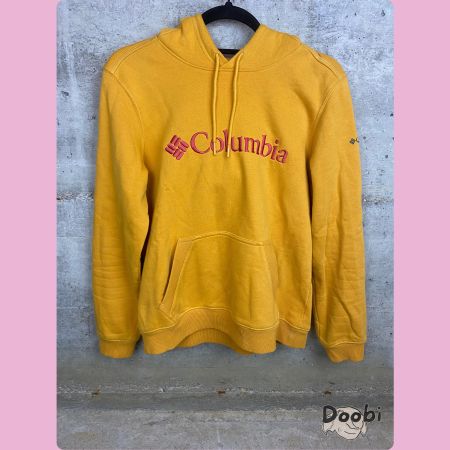 Sweat à capuche Columbia Sportswear jaune moutarde – S