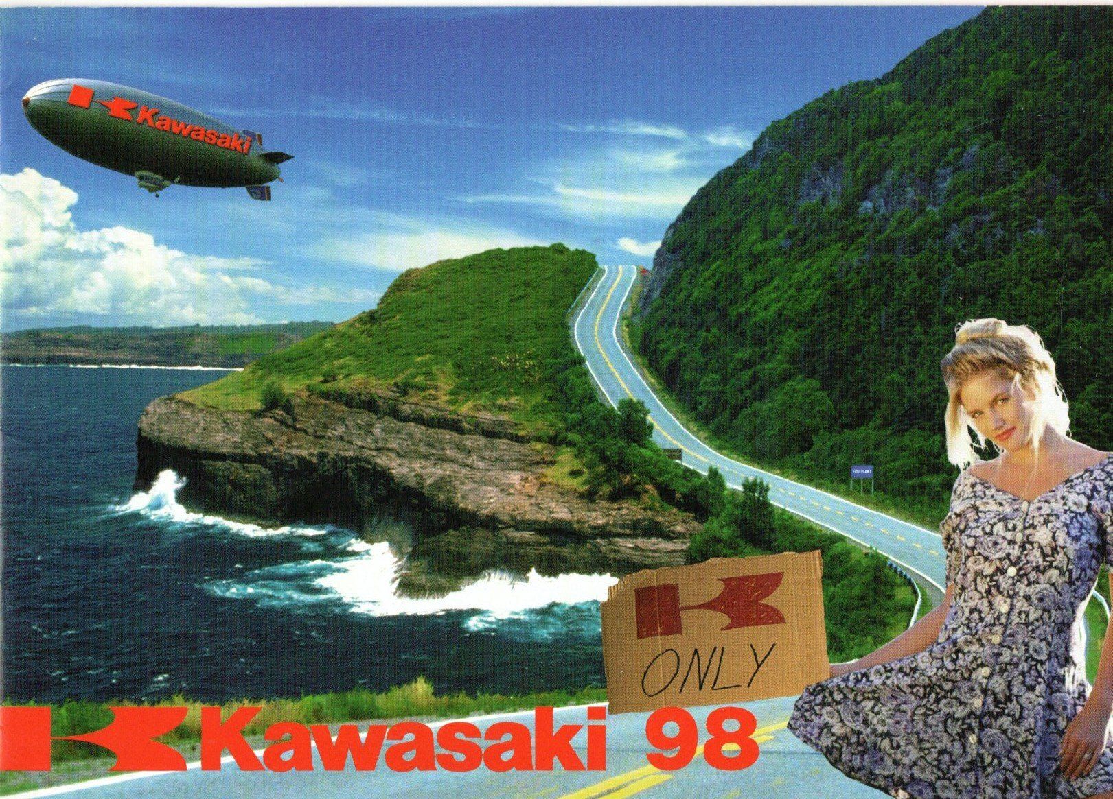 Kawasaki Strada: Kawasaki Modellprogramm 1998 - Originalprospekt – Usato da Malans GR venduto da Chueche427