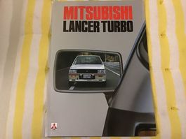 Mitsubishi Lancer Turbo Faltprospekt 1981