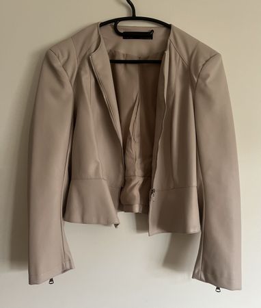 Kunstlederjacke altrosa Zara Gr. L