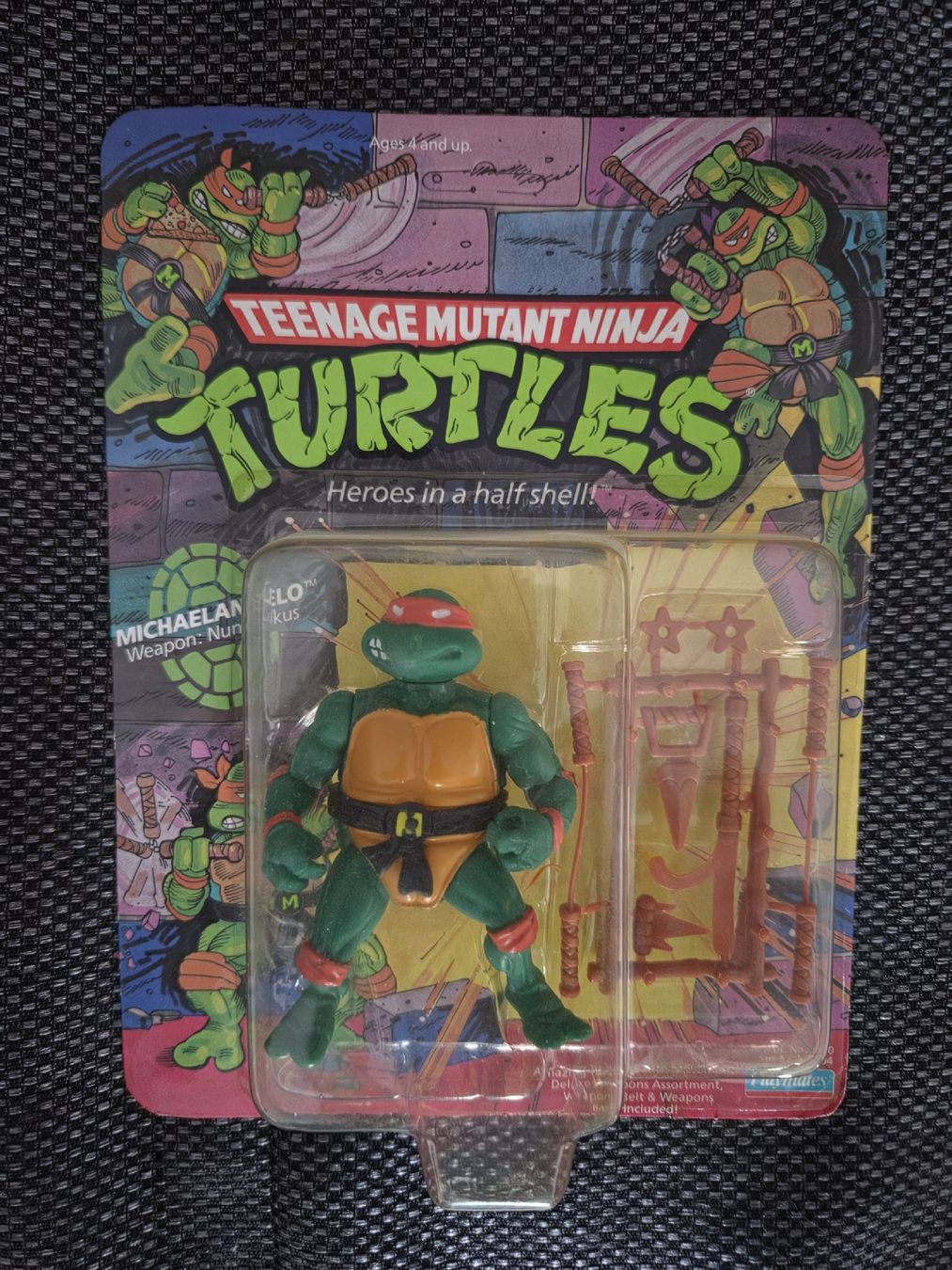 Figuren: 10 back ninja turtles michael angelo figur 1988 – Neu und originalverpackt aus Murten von Sieger007
