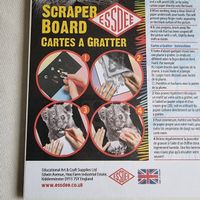 Essdee Rainbow Scraperboard RFB3, NEU, Pack 10 Stk.🎨🖌️