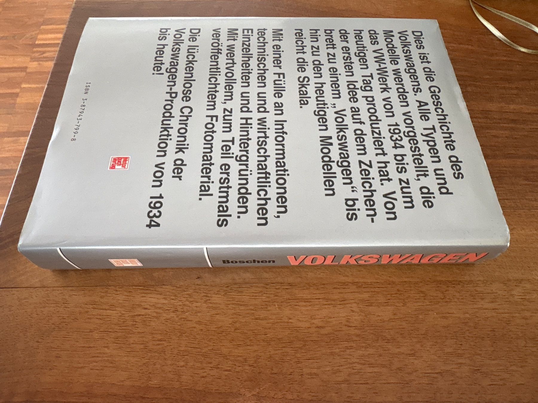 Libri: Buch Volkswagen Typen – Usato da Wettswil venduto da markusmoorhilty 3