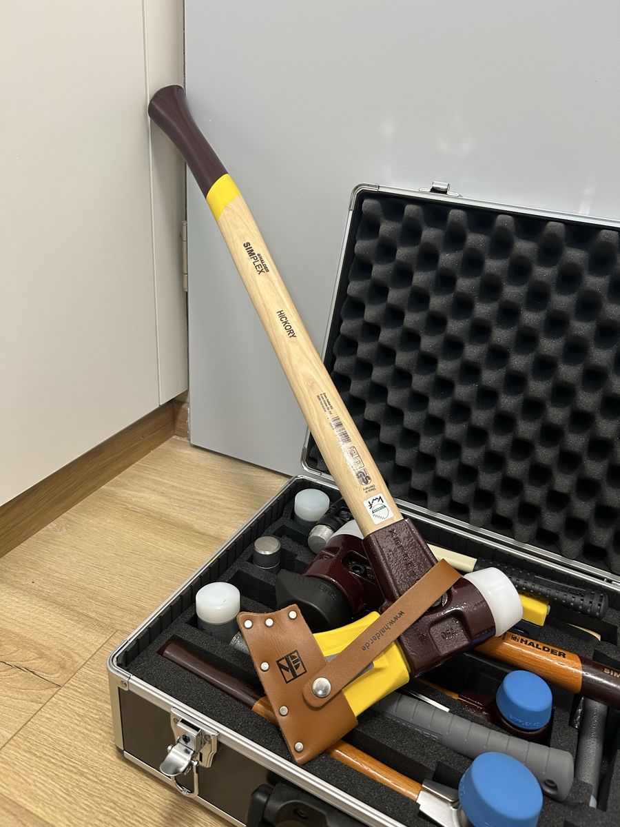 Tutti gli attrezzi: Halder Simplex Schonhammer Set im Koffer neuwertig – Nuovo e nell'imballaggio originale da Rothrist venduto da Miri_sm6 5
