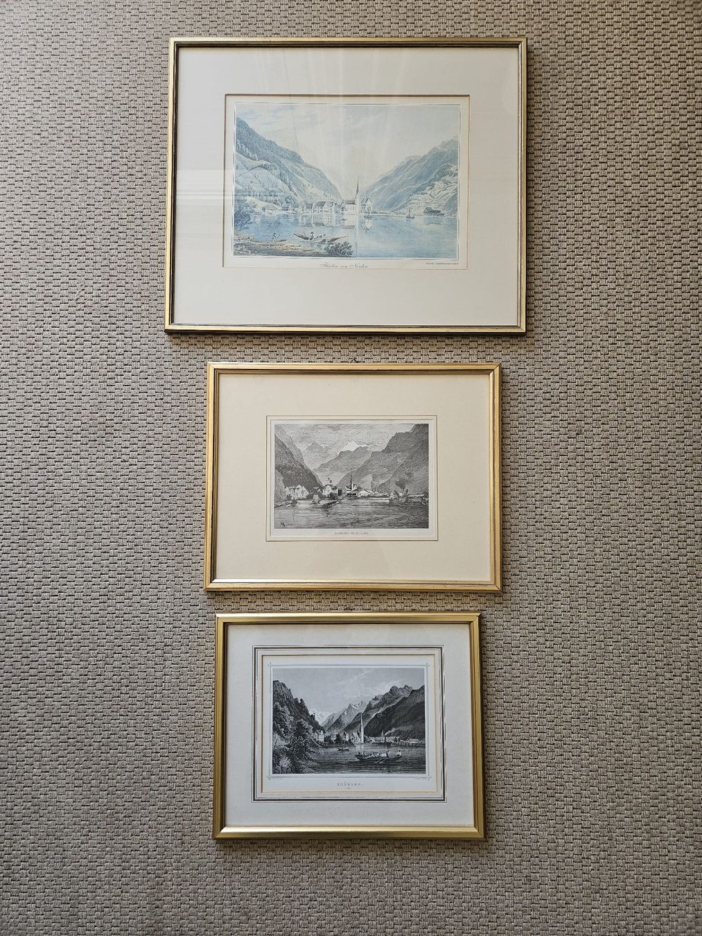 Stiche: 3 Stiche von Flüelen – Gebraucht aus Werthenstein von Marsche1