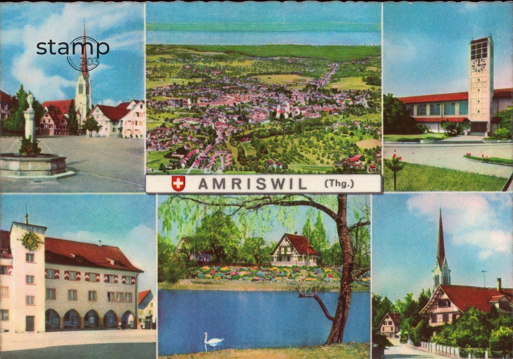 Ansichtskarten: 1959 AK Amriswil – Gebraucht aus Eggersriet von stamp303
