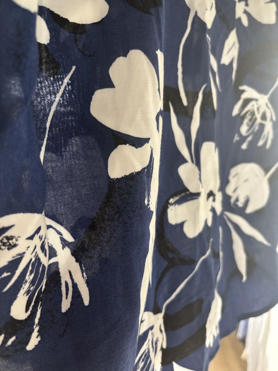 Camicie: Pier One Hemd, Grösse M, blau mit Blumenmuster – Usato da Bern venduto da gwilla 4