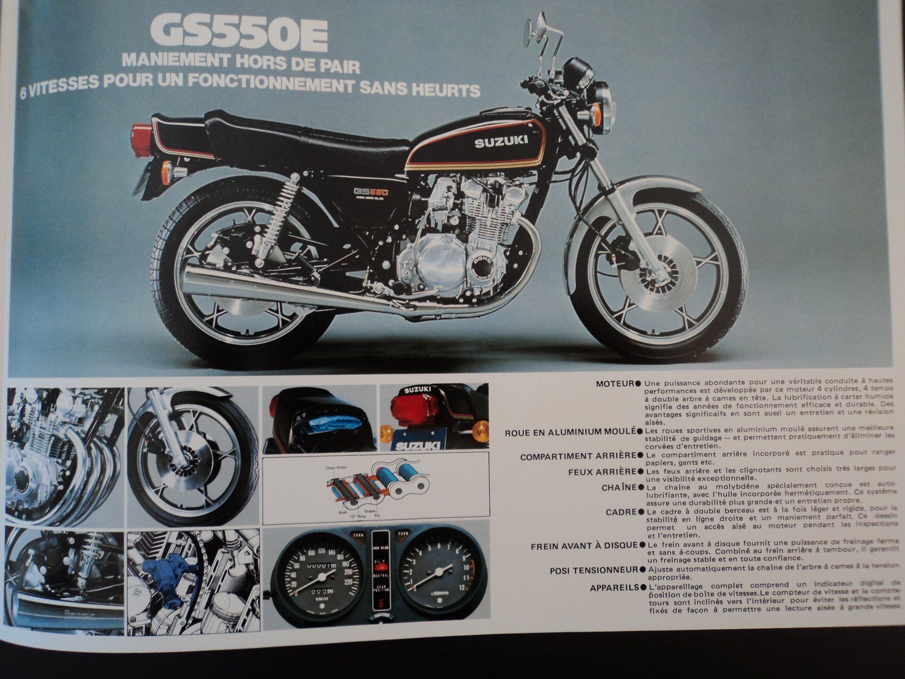 Documenti: Prospekt Suzuki GS750E 550E 1979 – Usato da Schwarzenburg venduto da modelCARama 2