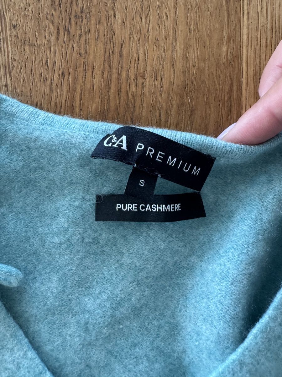 C&A Pulls & Sweat-shirts: Cashmere Pullover in türkis, Grösse S – Neuf (Voir description) à Thun par DascheLii 2