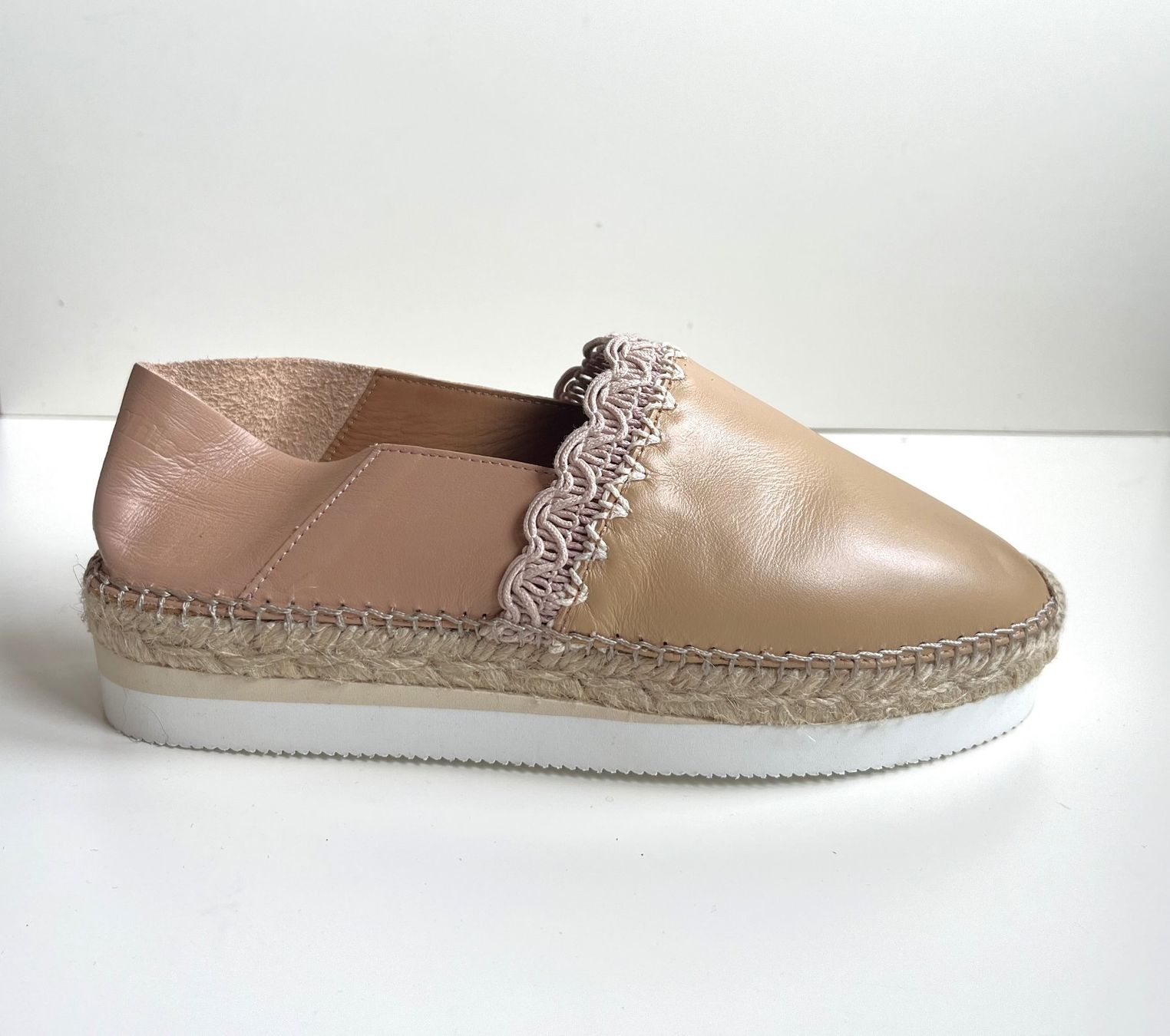 Chloé Damenschuhe: Espadrilles en cuir avec broderies See by Chloé T.37 – Neu und originalverpackt aus St. Ursen von kat_g8z5