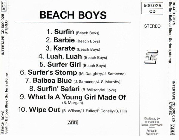 CDs: The Beach Boys – Beach Boys – Gebraucht aus St.Gallen von jalamusic 1