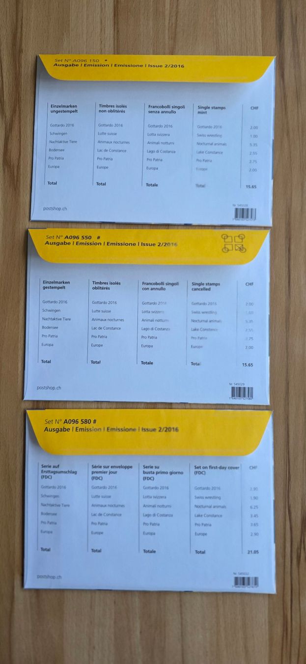 Alle Briefmarken: CH-Briefmarken Jahresausgabe 2016 – Neu (gemäss Beschreibung) aus Wettswil von Schnuebe 3