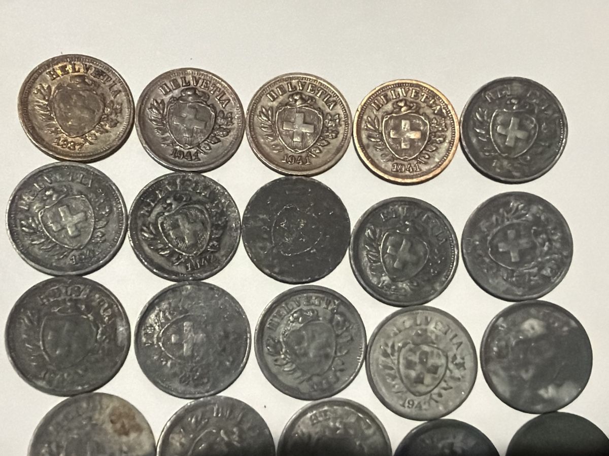 Tutti le monete: 1 Rappen lot – Usato da Hittnau venduto da Pat_yl7f 1